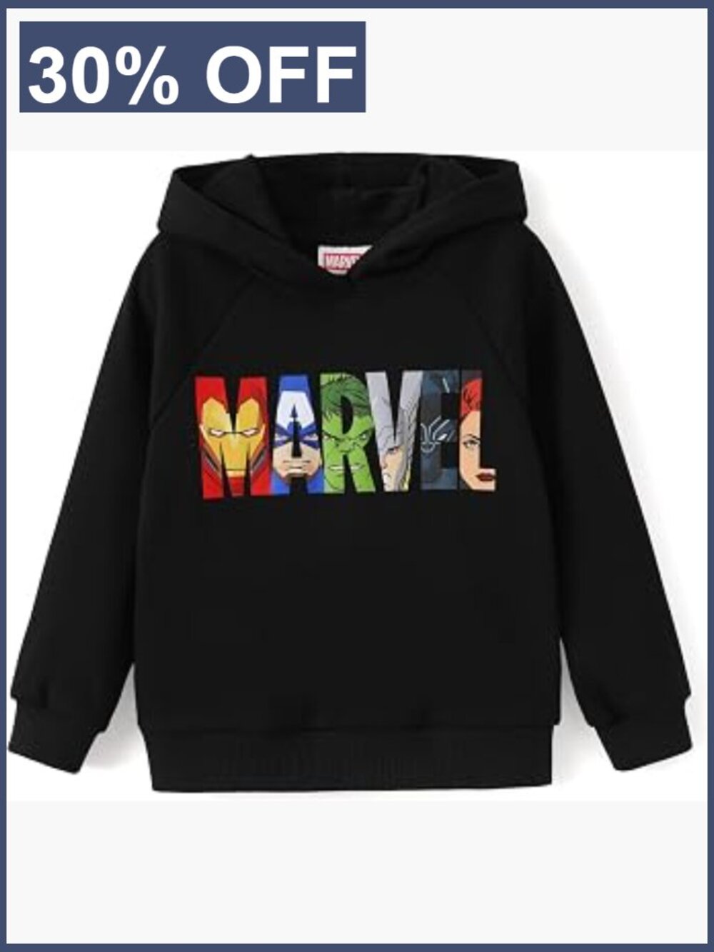 Superhero Hoodie Pullover for Kids Ages 2-9